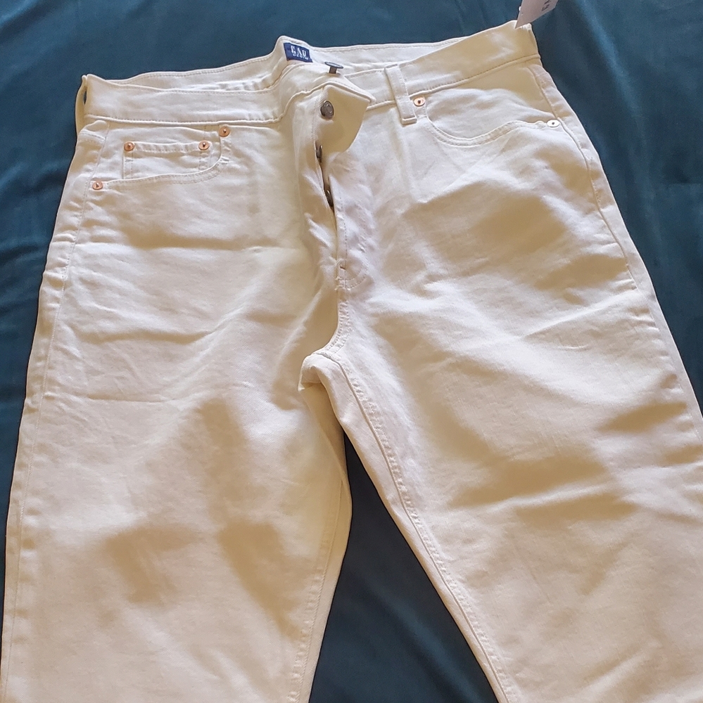 Gap  high rise jeans offwhite nwt